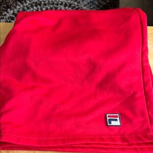 Fila Vibrant Red  shorts size 4XL looks like the run small tho